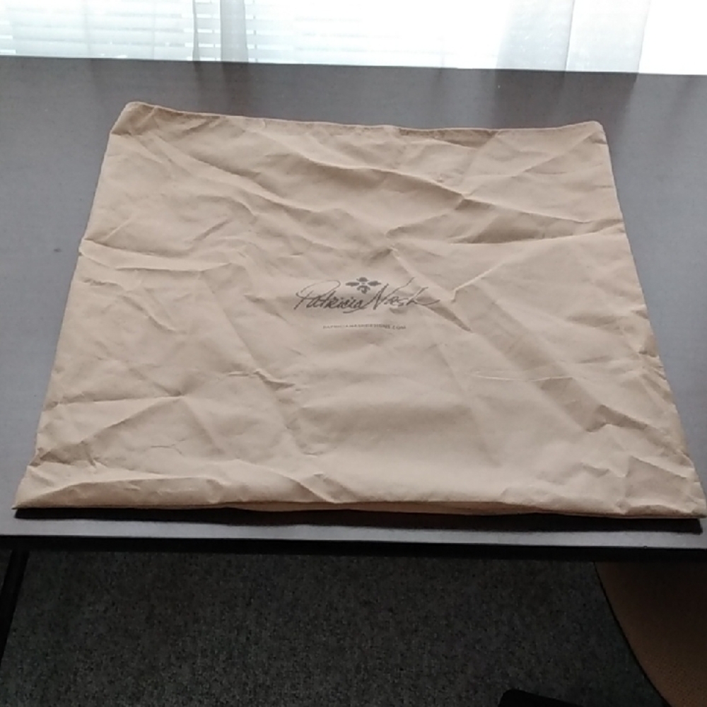 Patricia Nash Tan Huge Dust Drawstring Protective Bag